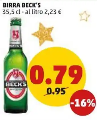 PENNY BIRRA BECK'S 35,5 cl offerta