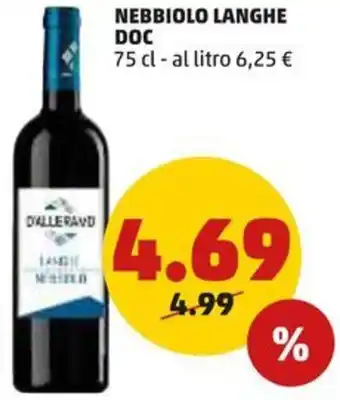 PENNY NEBBIOLO LANGHE DOC 75 cl offerta