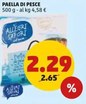PENNY PAELLA DI PESCE 500 g offerta
