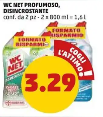 PENNY WC NET PROFUMOSO, DISINCROSTANTE conf. da 2 pz - 2 x 800 ml offerta