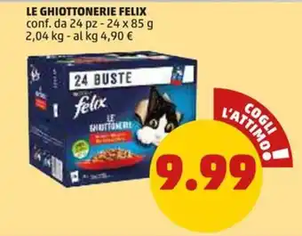 PENNY LE GHIOTTONERIE FELIX conf. da 24 pz - 24 x 85 g offerta