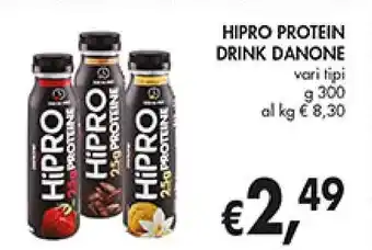 Supermercato Coal HIPRO PROTEIN DRINK DANONE vari tipi g 300 offerta
