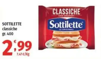 Vivo Supermercati SOTTILETTE classiche gr. 400 offerta