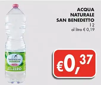 Supermercato Coal ACQUA NATURALE SAN BENEDETTO L 2 offerta