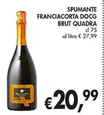 Supermercato Coal SPUMANTE FRANCIACORTA DOCG BRUT QUADRA cl 75 offerta