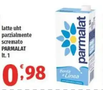 Vivo Supermercati latte uht parzialmente scremato PARMALAT It. 1 offerta