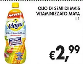 Supermercato Coal OLIO DI SEMI DI MAIS VITAMINIZZATO MAYA 1 L offerta