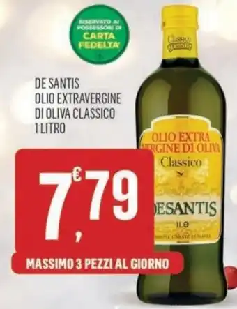 Vibian DE SANTIS OLIO EXTRAVERGINE DI OLIVA CLASSICO 1 LITRO offerta