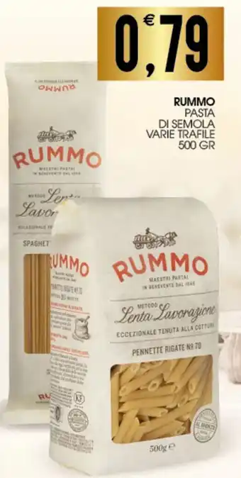 RUMMO PASTA DI SEMOLA VARIE TRAFILE 500 GR
