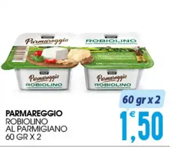 SpesAmica PARMAREGGIO ROBIOLINO AL PARMIGIANO 60 GR X 2 offerta