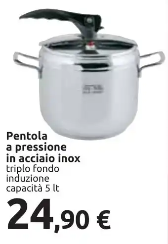 Carrefour Pentola a pressione in acciaio inox offerta