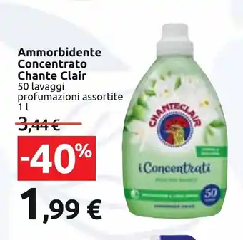 Carrefour Ammorbidente Concentrato Chante Clair 50 lavaggi profumazioni assortite 1 l offerta