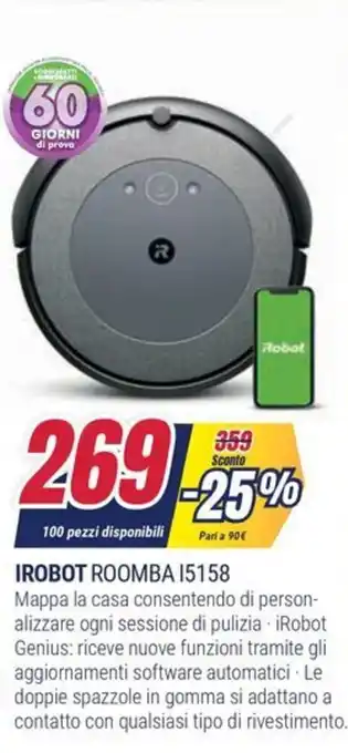 Trony IROBOT ROOMBA I5158 offerta