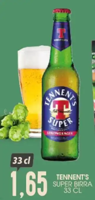 TENNENT'S SUPER BIRRA 33 CL