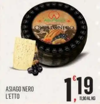 Vibian ASIAGO NERO L'ETTO offerta