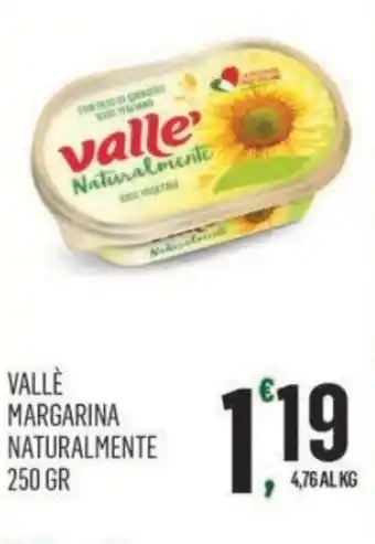 VALLE MARGARINA NATURALMENTE 250 GR