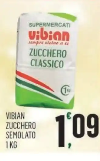 Vibian VIBIAN ZUCCHERO SEMOLATO 1KG offerta
