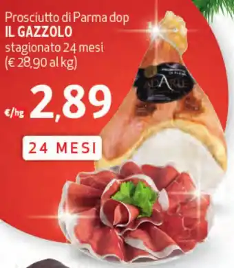 Spak Supermercati Prosciutto di Parma dop IL GAZZOLO stagionato 24 mesi offerta