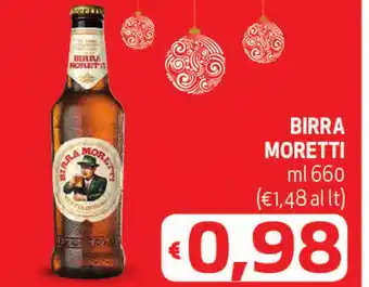 Spak Supermercati BIRRA MORETTI ml 660 offerta