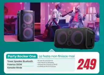 Trony Hisense Tower Speaker Bluetooth Party Rocker One offerta