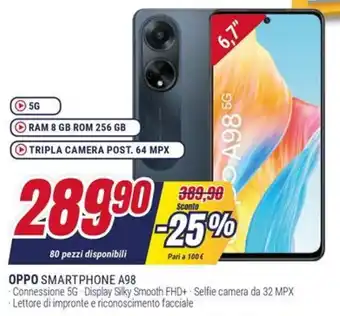 Trony OPPO SMARTPHONE A98 offerta