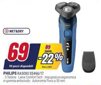 Trony PHILIPS RASOIO S5466/17 offerta