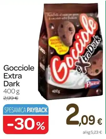 Carrefour Express Gocciole Extra Dark 400 g offerta