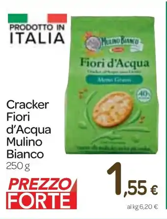 Carrefour Express Cracker Fiori d'Acqua Mulino Bianco 250 g offerta