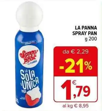 Iperal LA PANNA SPRAY PAN g 200 offerta