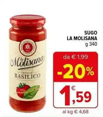 Iperal SUGO LA MOLISANA g 340 offerta