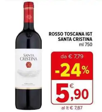 ROSSO TOSCANA IGT SANTA CRISTINA ml 750