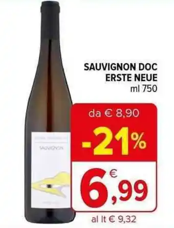 Iperal SAUVIGNON DOC ERSTE NEUE ml 750 offerta