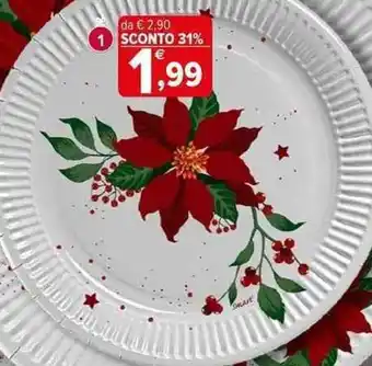 Iperal PIATTI PICCOLI cm 18, 8 pezzi offerta