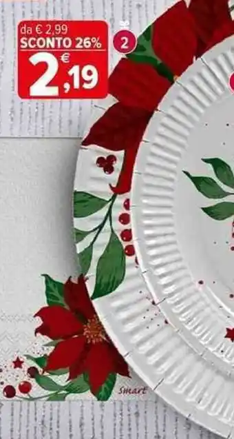 Iperal PIATTI GRANDI cm 23, 8 pezzi offerta