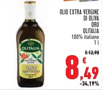 Conad Margherita OLIO EXTRA VERGINE DI OLIVA ORO OLITALIA 100% italiano 1 l offerta