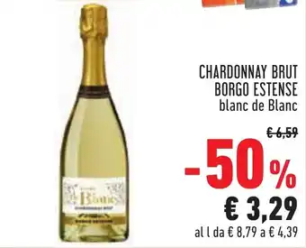 CHARDONNAY BRUT BORGO ESTENSE blanc de Blanc