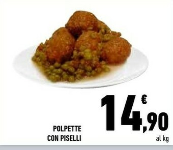 Conad Polpette Con Piselli offerta