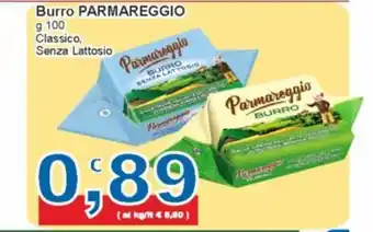 Sidis Burro PARMAREGGIO g 100 Classico, Senza Lattosio offerta
