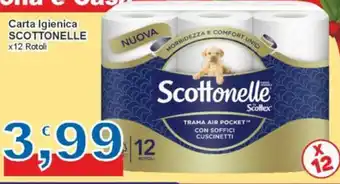 Sidis Carta Igienica SCOTTONELLE x12 Rotoli offerta