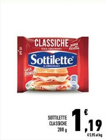 Conad Mondelez Sottilette Le Originali Classiche offerta