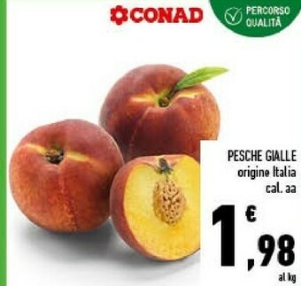 Conad Pesche Gialle offerta