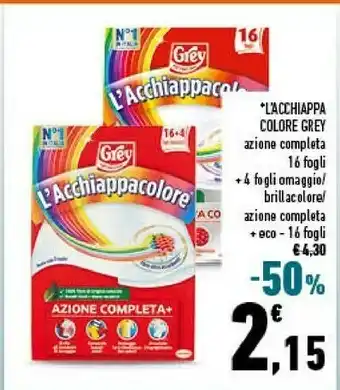 Conad Grey L'Acchiappacolore Azione Competa 16 Fogli offerta