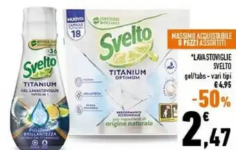 Conad Svelto Lavastoviglie offerta