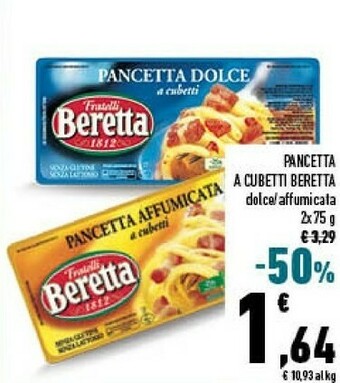 Conad Beretta Pancetta offerta
