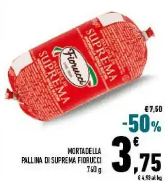 Conad Fiorucci Mortadella offerta