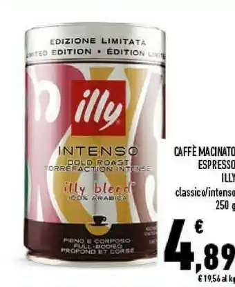 Conad Illy Espresso 250g offerta