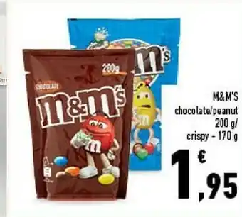 Conad M&M's Chocolate 200 G(ml) offerta