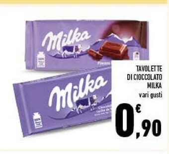 Conad Milka Tavolette Di Cioccolato offerta