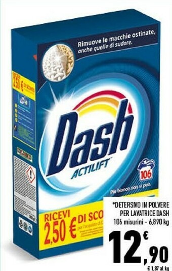Conad Dash Detersivo In Polvere offerta