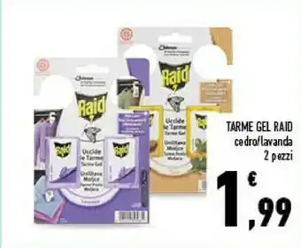 Conad Raid Tarme Gel Cedro offerta